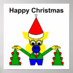 Happy Christmas - Christmas Pig posters