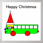 Happy Christmas - from Belinda the Bus posters