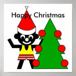 Happy Christmas - from Sam posters