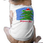 Happy Christmas Tree Pet T-Shirt pet clothing