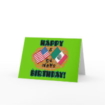 Happy Cinco de Mayo Birthday Greeting Card