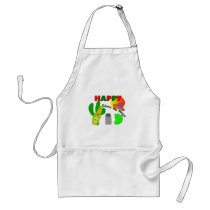 "Happy Cinco de Mayo" Lime, Tequila & Salt Design Apron