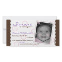 Happy Circle Photo Card: Brown & Pink photo cards