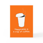Happy Coffee Greeting Card