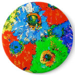 Happy Colours Fashion Button Pin