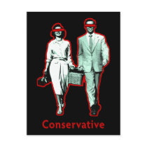 Happy Conservative Couple Post Cards