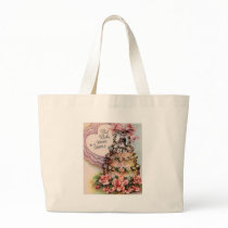 Happy Couple Wedding Cake Tote Bag