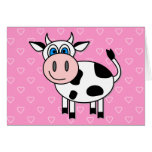Happy Cow - Customisable! Greeting Cards
