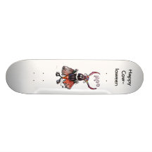 Happy Cow-loween Skate Board Deck