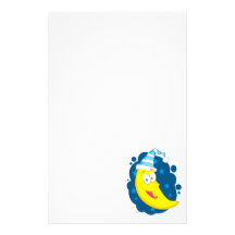 happy cute goodnight moon cartoon customized stationery