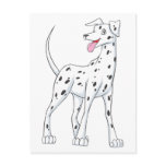 Happy Dalmatian Postcard