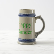 Happy Dancer green Coffee Mug