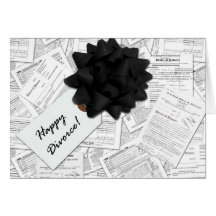 Happy Divorce! Greeting Cards