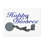 Happy Divorce postcards