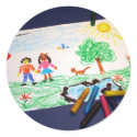 Happy drawing stickers