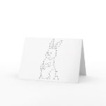 Happy Easter ASCII Bunny Art cards