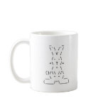 Happy Easter ASCII Bunny Art mugs