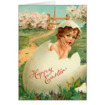 Happy Easter Baby Greeting Cards