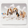 Happy Easter Basset Mousepad