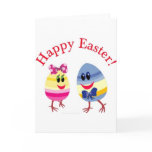 Happy Easter Boy And Girl Egg cards