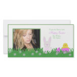 Happy Easter Bunny and Baby Duck Photo Card photo cards