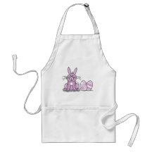 Happy Easter Bunny Aprons