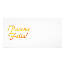 Happy Easter card Customized Photo Card