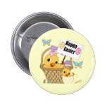 Happy Easter Chick buttons