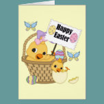Happy Easter Chick cards