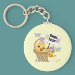 Happy Easter Chick keychains