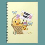 Happy Easter Chick notebooks