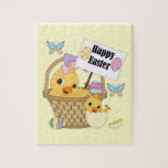 Happy Easter Chick puzzles