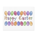 Happy Easter - Easter Egg Border Tees and Gifts postcards