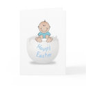 Happy Easter Egg Baby Boy cards