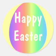 Happy Easter Egg Sticker