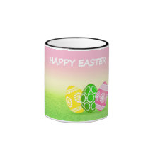 Happy Easter Eggs Mugs
