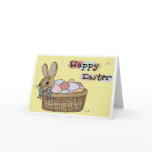Happy easter greeting card