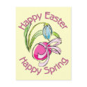 Happy Easter, Happy Spring postcards