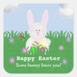 Happy Easter: Some Bunny Loves You Stickers