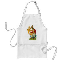 Happy Easter With French Horn Aprons