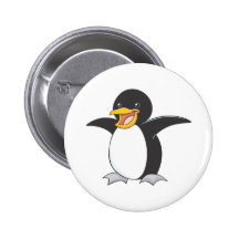 Happy Emperor Penguin Buttons