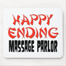 Happy Ending Massage Parlour Mouse Pad
