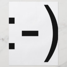 Happy face emoticon! personalized flyer