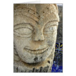 Happy face fountain card (v)