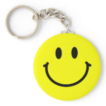 Happy Face Keychain