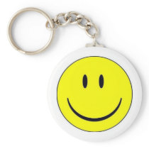 Happy Face Keychain