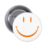 Happy Face: Orange Button