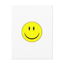 Happy Face Post Card Vertical
