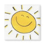 Happy Face Sun - Magnet