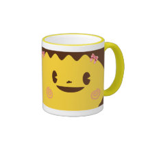 Happy Face with bows Mugs